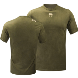 UFC ADRENALINE BY VENUM FIGHT WEEK MEN’S SHORT-SLEEVE T-SHIRT - BLACK / KHAKI<span> - </span>GG, Khaki